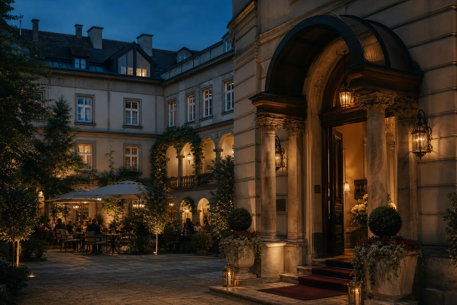 Elegancki hotel z kasynem w Krakowie
